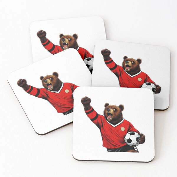 Item preview,  football soccer bear fan with a football,Football Player ,soccer art,animal playing soccer designed and sold by Expressions-Sel.