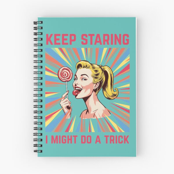 Item preview, Keep Staring. I Might Do a Tick - Lady With a Lolliop designed and sold by designerka.