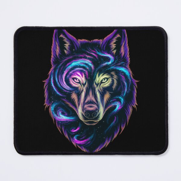 Item preview, Galaxy Wol's Head designed and sold by MadCatPrints.