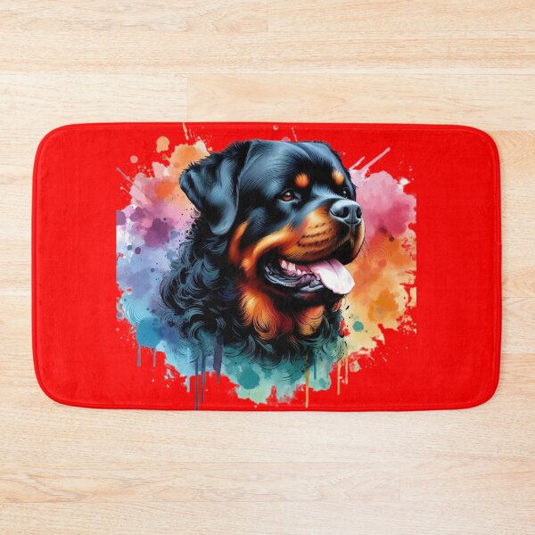 Item preview, A beautiful Rottweiler dog with a colorful background designed and sold by Marcoshop10.