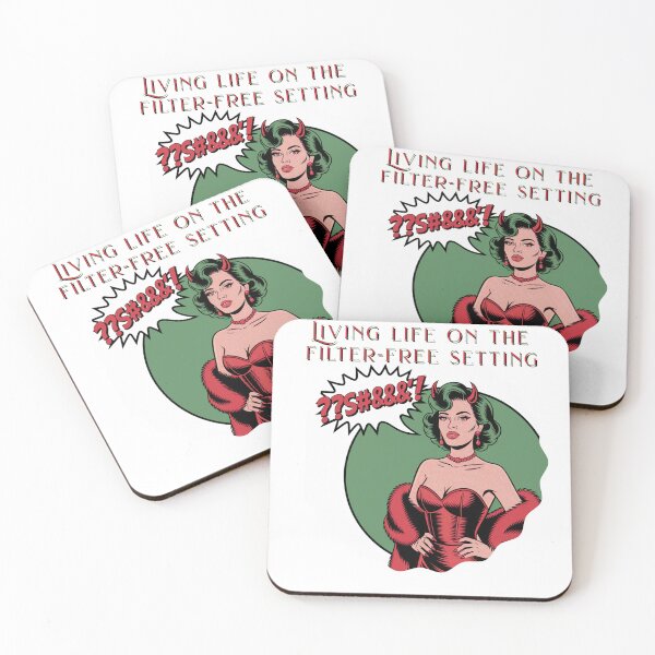 Item preview, Filter-Free Devil Girl – Bold Retro Attitude Design designed and sold by NSB-Design.
