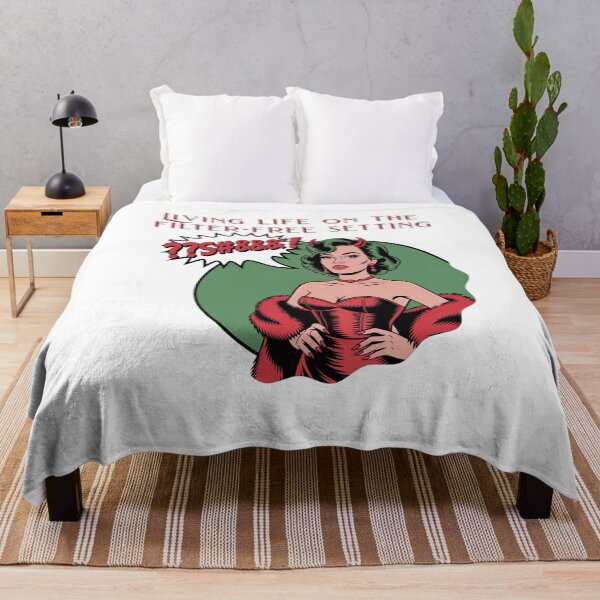 Item preview, Filter-Free Devil Girl – Bold Retro Attitude Design designed and sold by NSB-Design.