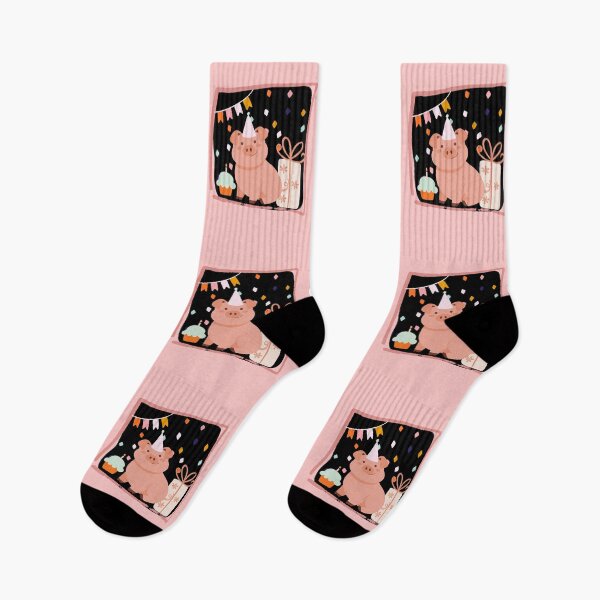 Item preview, Cute Pig Birthday designed and sold by AnulaArt.