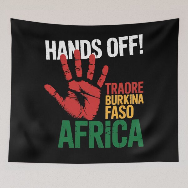 Item preview, Hands off Traore Burkina Faso Africa designed and sold by brynatshop.