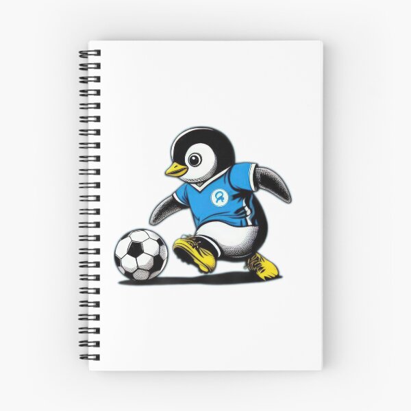 Item preview,  football soccer penguin with a football,Football Player ,soccer art,animal playing soccer designed and sold by Expressions-Sel.