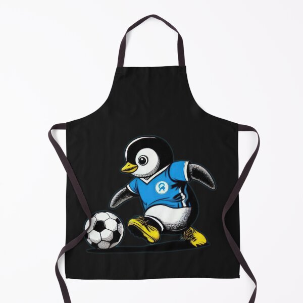 Item preview, football soccer penguin with a football,Football Player ,soccer art,animal playing soccer designed and sold by Expressions-Sel.