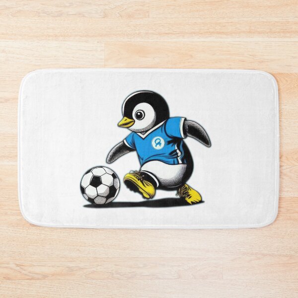 Item preview,  football soccer penguin with a football,Football Player ,soccer art,animal playing soccer designed and sold by Expressions-Sel.