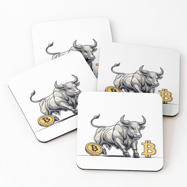 Item preview, Silver Bull Power – Bitcoin Dominance Art designed and sold by Crypto Threads.