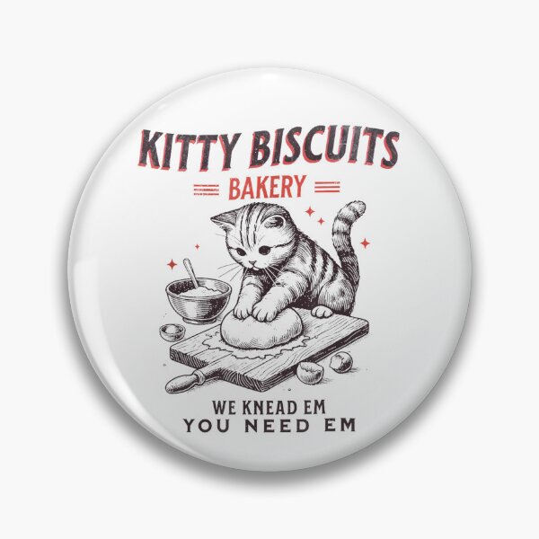 Item preview, Kitty Biscuits We Knead Em You Need Em designed and sold by Alluka Brand.