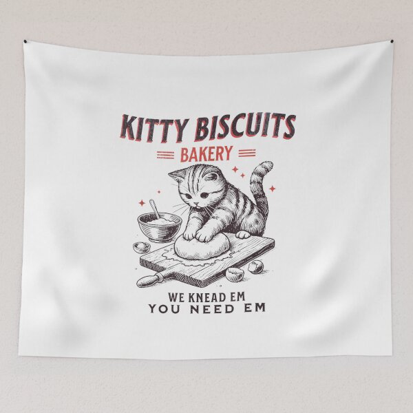 Item preview, Kitty Biscuits We Knead Em You Need Em designed and sold by Alluka Brand.
