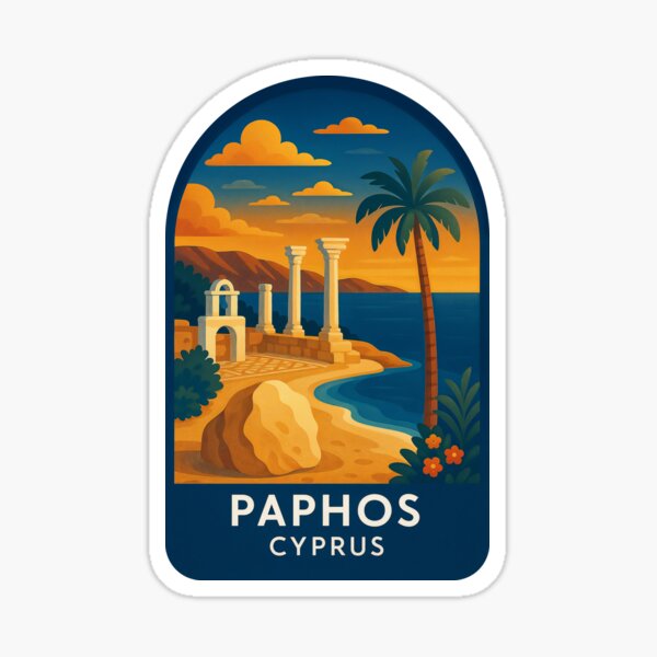 Item preview,   Paphos, Pafos Cyprus is my happy place   designed and sold by Dream It Craft It ✔️.
