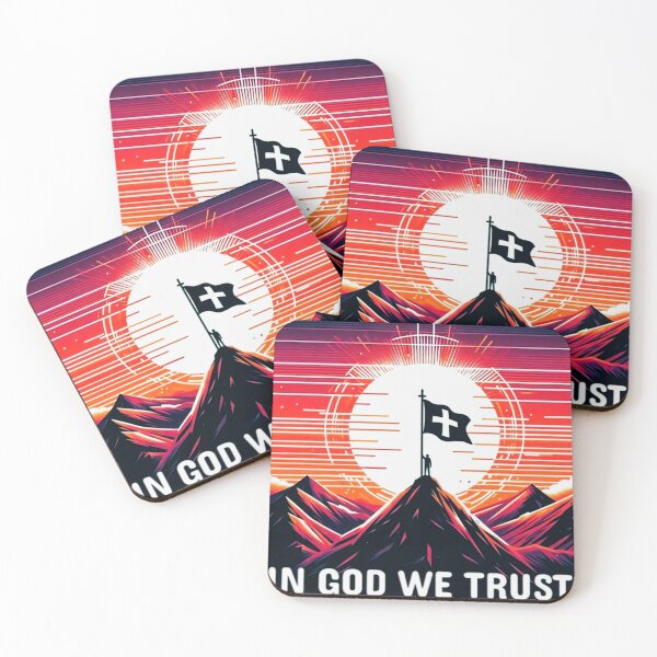 Item preview, IN GOD WE TRUST MOUNTAIN CROSS designed and sold by KTGim.