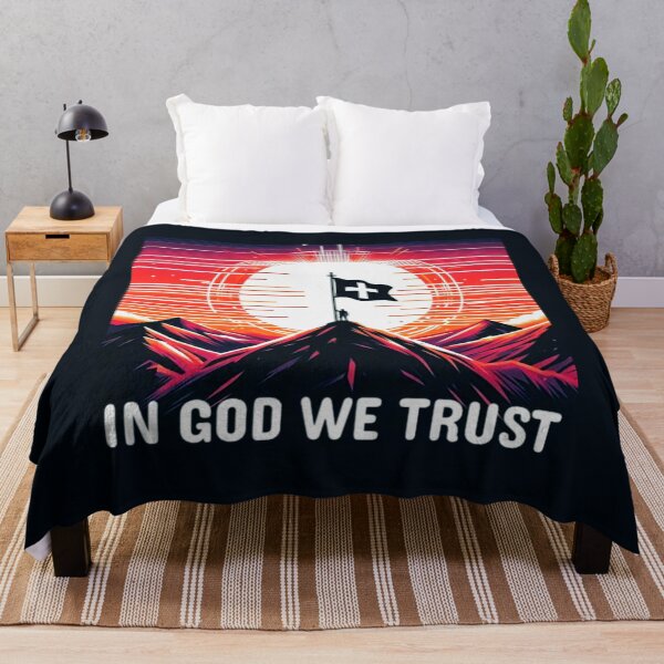 Item preview, IN GOD WE TRUST MOUNTAIN CROSS designed and sold by KTGim.