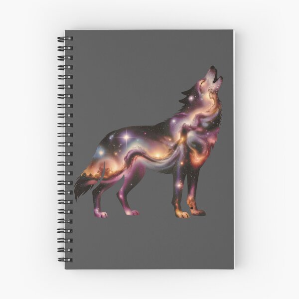 Item preview, Galaxy Wolf Silhouette designed and sold by MadCatPrints.