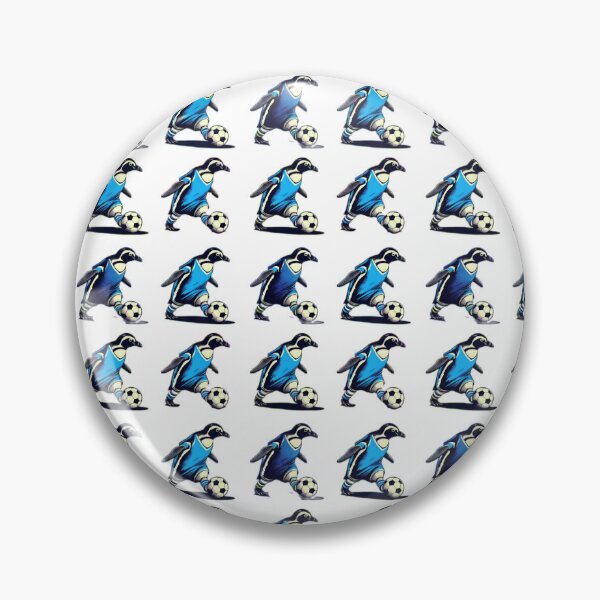 Item preview,  football soccer penguins with a football pattern ,Football Player ,soccer art,animal playing soccer designed and sold by Expressions-Sel.