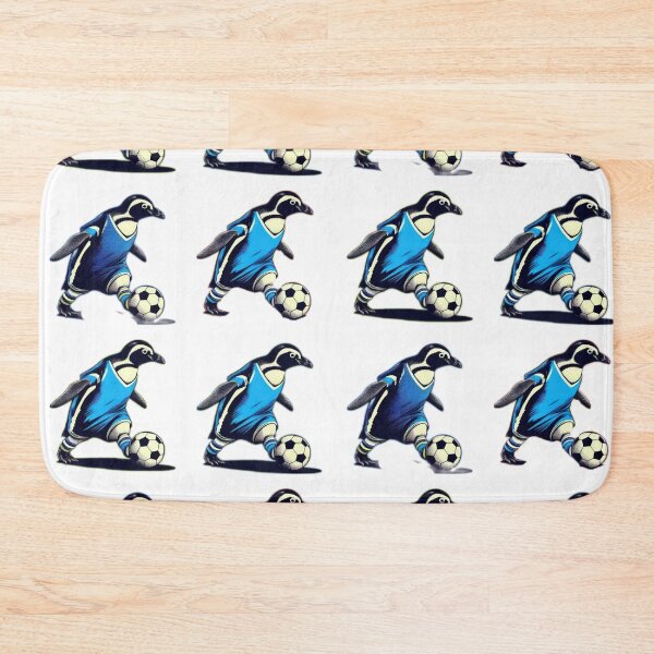 Item preview,  football soccer penguins with a football pattern ,Football Player ,soccer art,animal playing soccer designed and sold by Expressions-Sel.