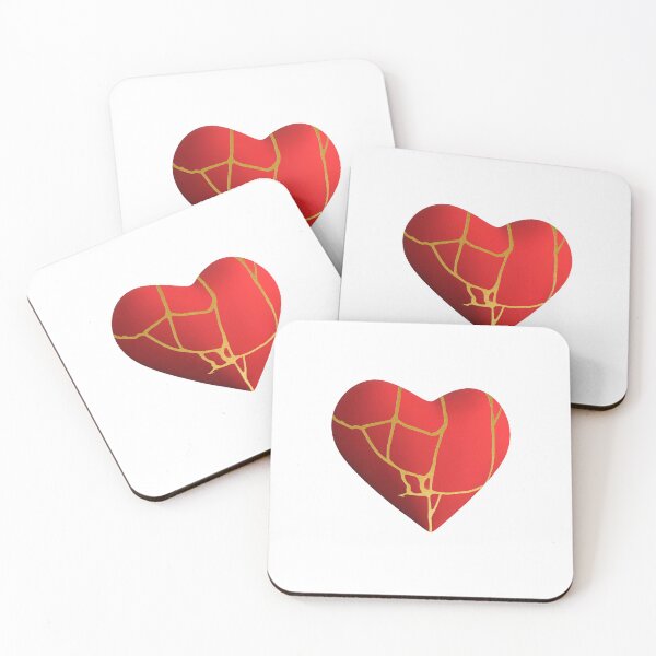Item preview, Broken heart repaired with Kintsugi designed and sold by Made-by-Gus.