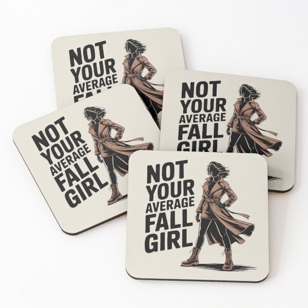 Item preview, Not Your Average Fall Girl - Bold Autumn Attitude Design designed and sold by Jollys-ArtShop.