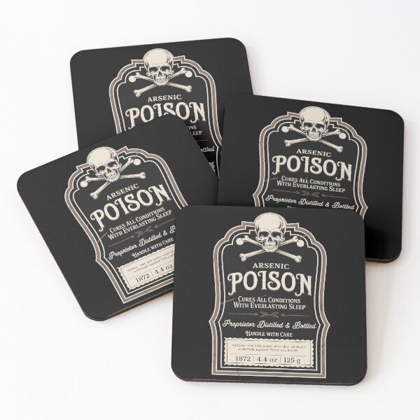 Item preview, Vintage Victorian Poison Apothecary Arsenic Label designed and sold by Angry Swan Designs.