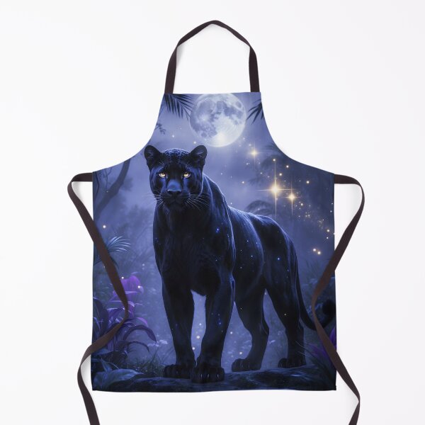 Item preview, Midnight Panther – Mystical Moonlit Jungle Art by LaLi Designs designed and sold by LaLi-Designs.