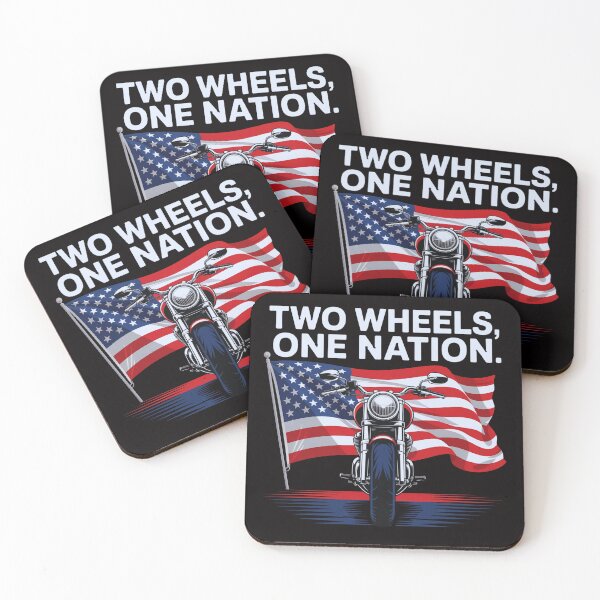 Item preview, Memorial Day for Motorcycle Enthusiasts – Two Wheels One Nation designed and sold by Slavicsoul.
