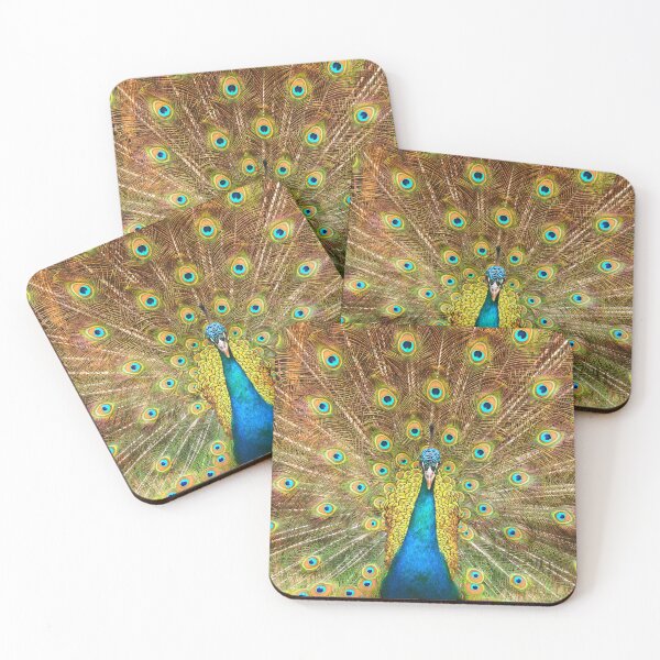 Item preview, Peacock showing its feathers in close up designed and sold by Photopat.