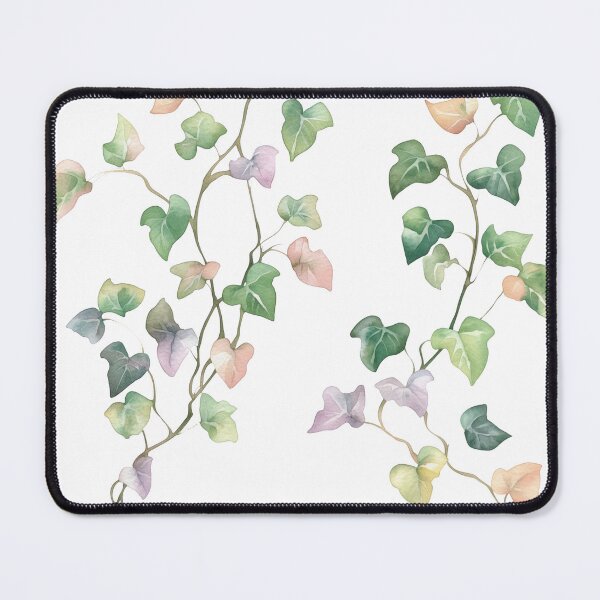 Item preview, Watercolor Ivy Leaves – Delicate Pastel Cutout Nature Art designed and sold by EmeraldeaDesign.