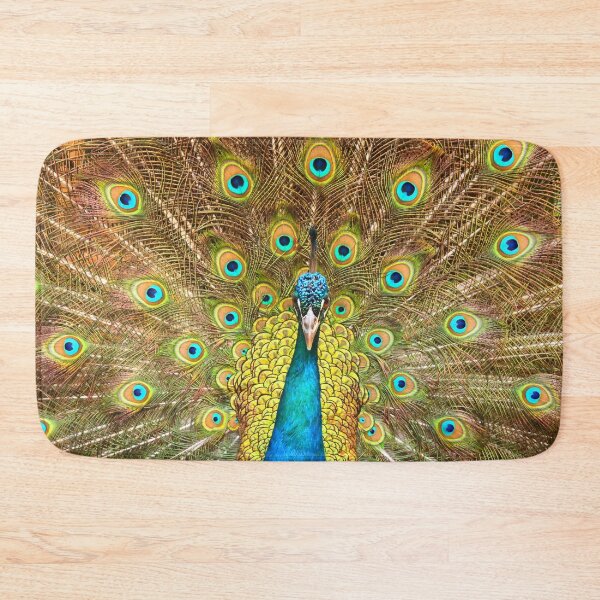 Item preview, Peacock showing its feathers in close up designed and sold by Photopat.