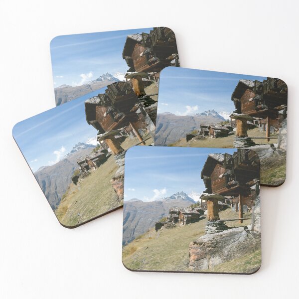 Item preview, Swiss mountain village in Valais with a view of the Matterhorn designed and sold by Made-by-Gus.