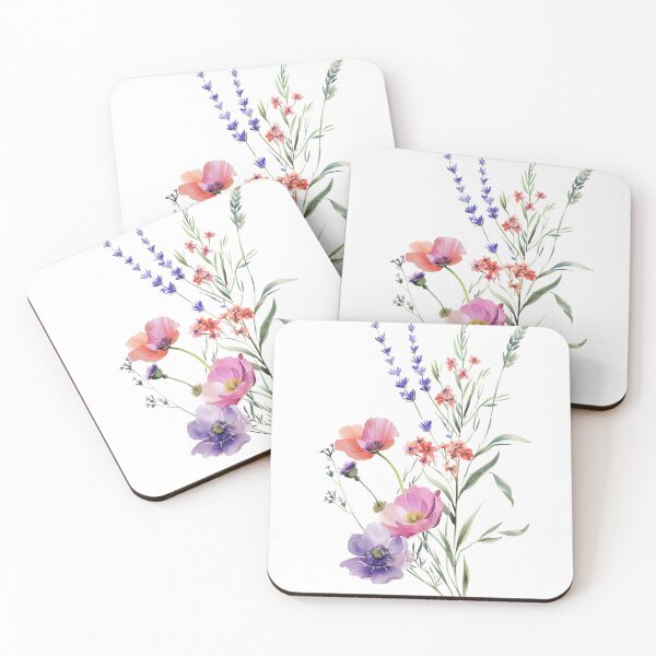 Item preview, Delicate Watercolor Wildflower Spray designed and sold by Miren675.