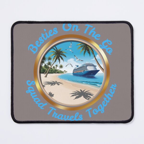 Item preview, Besties On The Go & Squad Travels Together T-Shirt | Travel Friends Tee | Adventure Squad Apparel | Friendship Travel Gift | Group Trip Shirt designed and sold by azersan.
