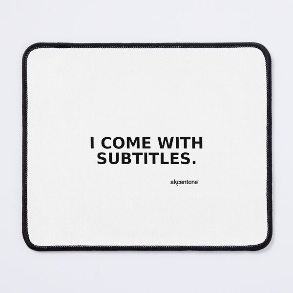 Item preview, akcentone - I come with subtitles. designed and sold by akcentone.
