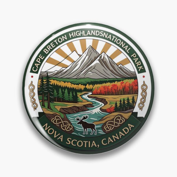Item preview, Cape Breton Highlands National Park Logo Nova Scotia, Canada designed and sold by Beluga Cat.