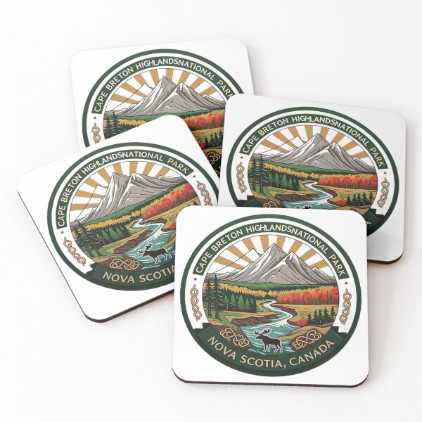 Item preview, Cape Breton Highlands National Park Logo Nova Scotia, Canada designed and sold by Beluga Cat.