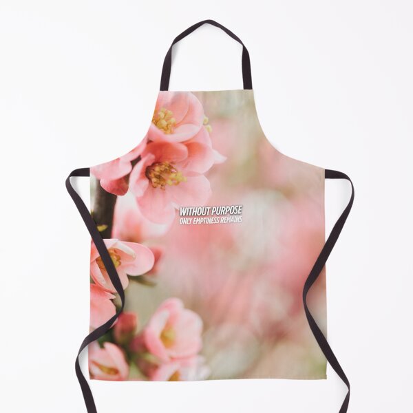Item preview, Beige Flower Art with Inspirational Quote – "Without Purpose, Only Emptiness Remains" – Nature-Inspired Minimalist Design designed and sold by knalpot-design.