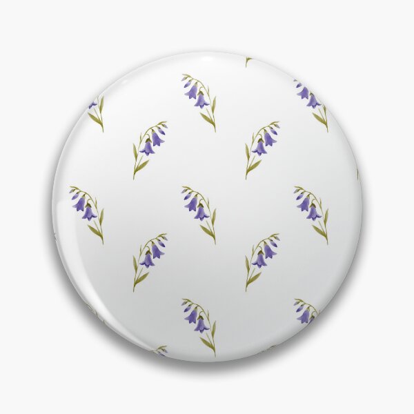 Item preview, Watercolor pattern with delicate wild bellflowers, soft blue and purple hues, hand-painted botanical elegance, seamless floral textile design  designed and sold by ArtPetrenko90.