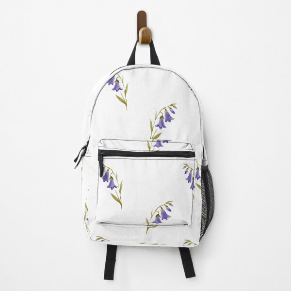 Item preview, Watercolor pattern with delicate wild bellflowers, soft blue and purple hues, hand-painted botanical elegance, seamless floral textile design designed and sold by ArtPetrenko90.