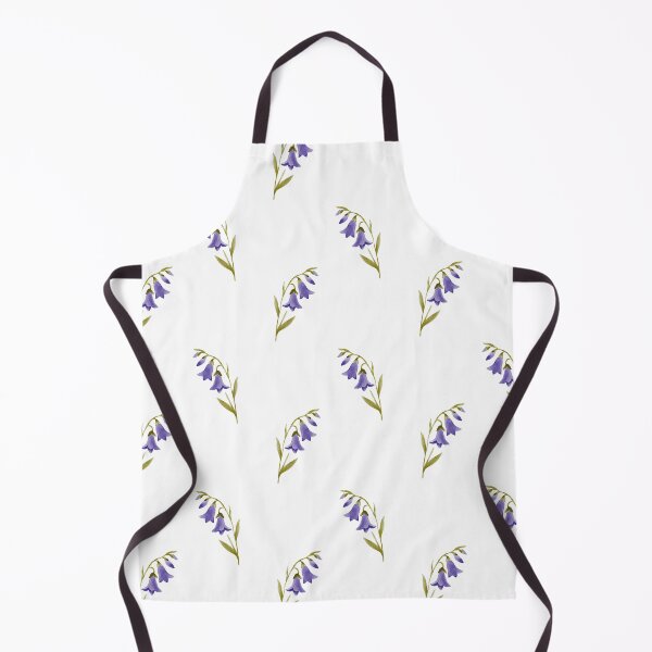 Item preview, Watercolor pattern with delicate wild bellflowers, soft blue and purple hues, hand-painted botanical elegance, seamless floral textile design  designed and sold by ArtPetrenko90.