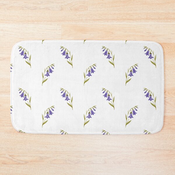 Item preview, Watercolor pattern with delicate wild bellflowers, soft blue and purple hues, hand-painted botanical elegance, seamless floral textile design  designed and sold by ArtPetrenko90.