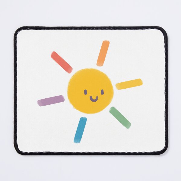 Item preview, Cute Smiling Rainbow Sun - Happy Sunshine Art designed and sold by ZhivanCrimson.