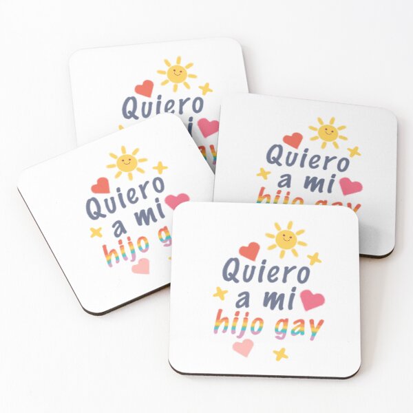 Item preview, "Quiero a mi Hijo Gay" - Cute Rainbow Love & Support Art designed and sold by ZhivanCrimson.