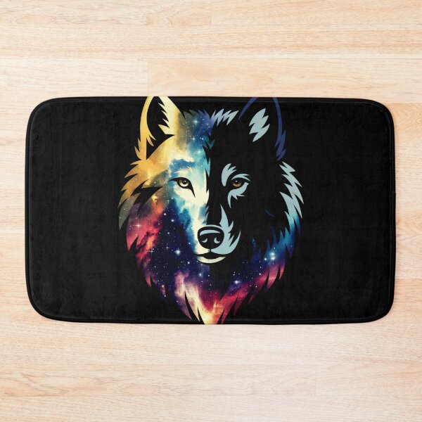 Item preview, Galaxy Wolf's Head designed and sold by MadCatPrints.