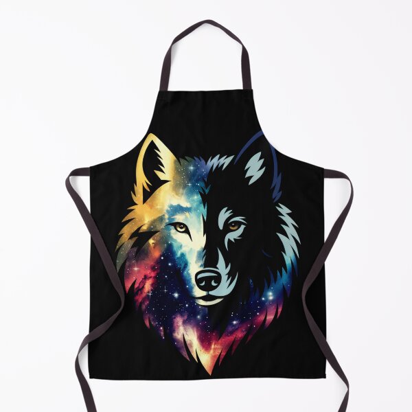 Item preview, Galaxy Wolf's Head designed and sold by MadCatPrints.