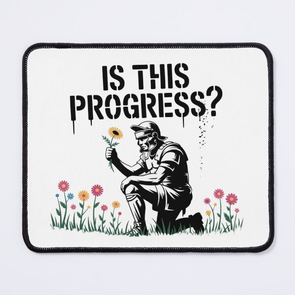 Item preview, Banksy Warrior - IS THIS PROGRESS? designed and sold by 123ks.