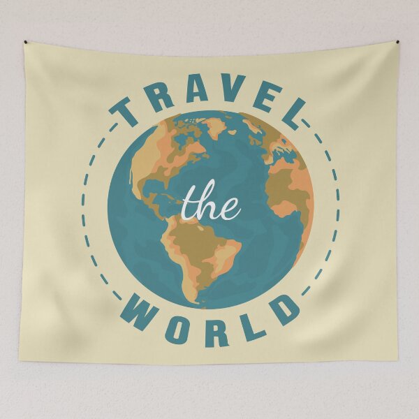 Item preview, Travel the world Retro Earth designed and sold by Art-of-Rory.
