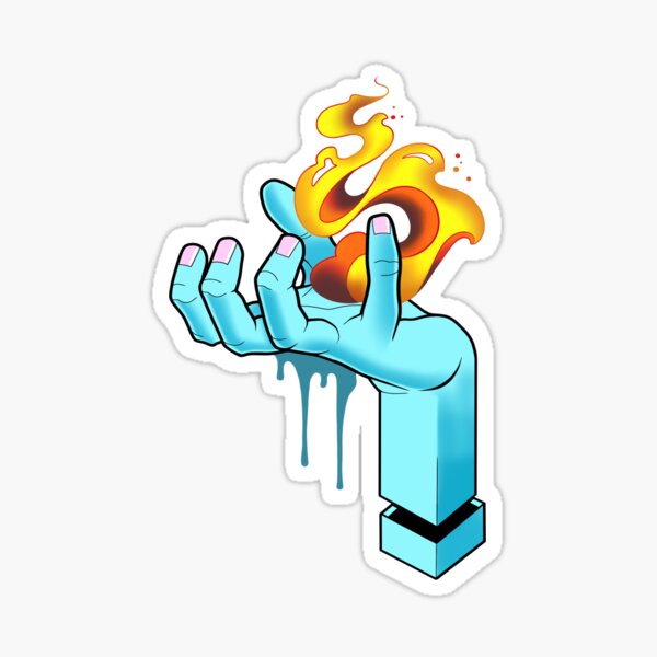Item preview, Zombie hand in flamous designed and sold by Caramelo streetwear.