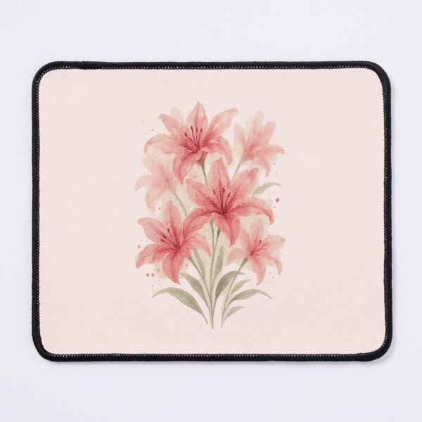 Item preview, Watercolor Stargazer lily designed and sold by Loavesofcats.