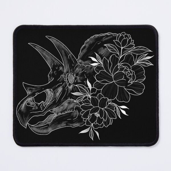 Item preview, White triceratops designed and sold by MaddyFieldTatts.