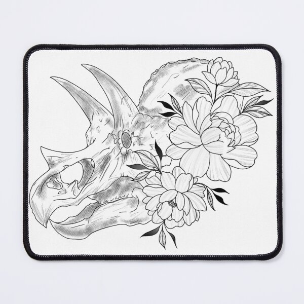 Item preview, Black triceratops designed and sold by MaddyFieldTatts.