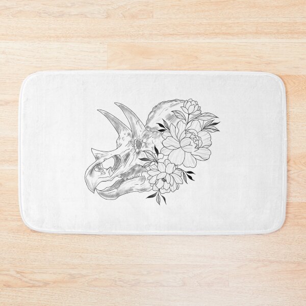 Item preview, Black triceratops designed and sold by MaddyFieldTatts.